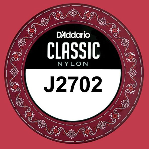 D'Addario J2702 Student Nylon Classical Guitar Single String, Normal Tension, B 2nd String